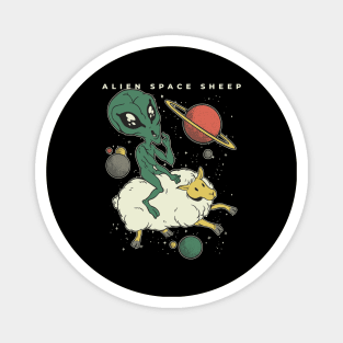 Alien Space Sheep Magnet